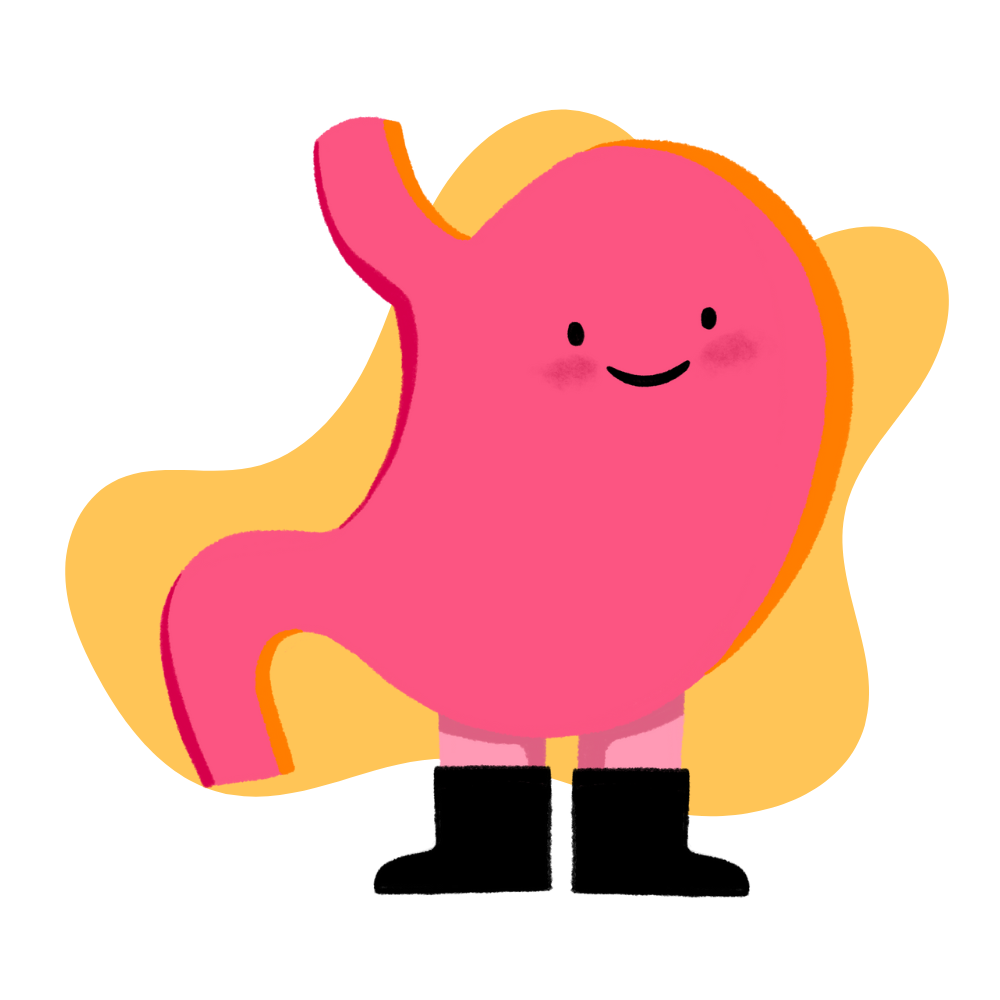 Happy Stomach Keyring