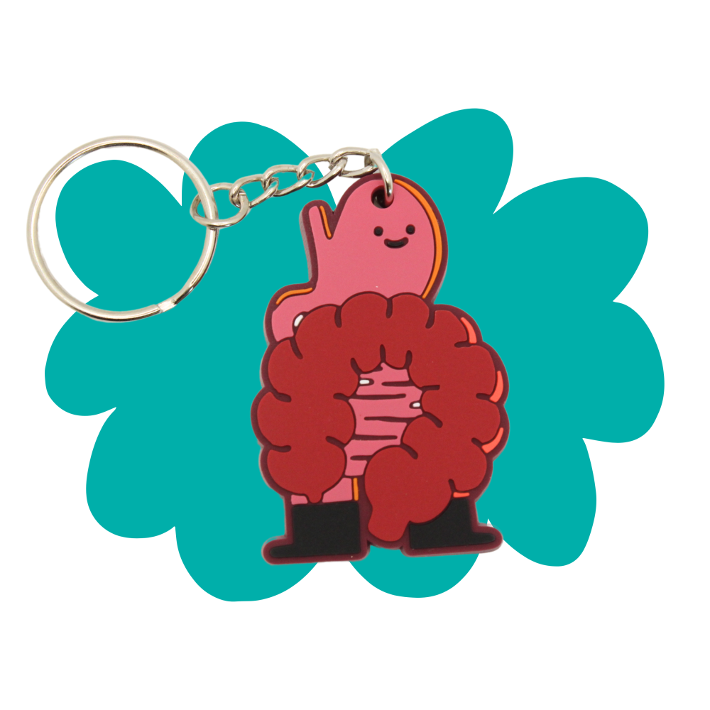 Happy Gut Keyring