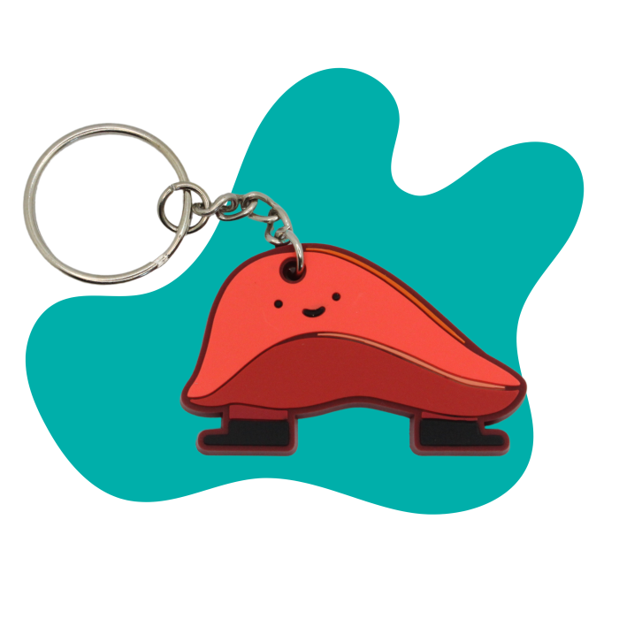 Happy Liver Keyring