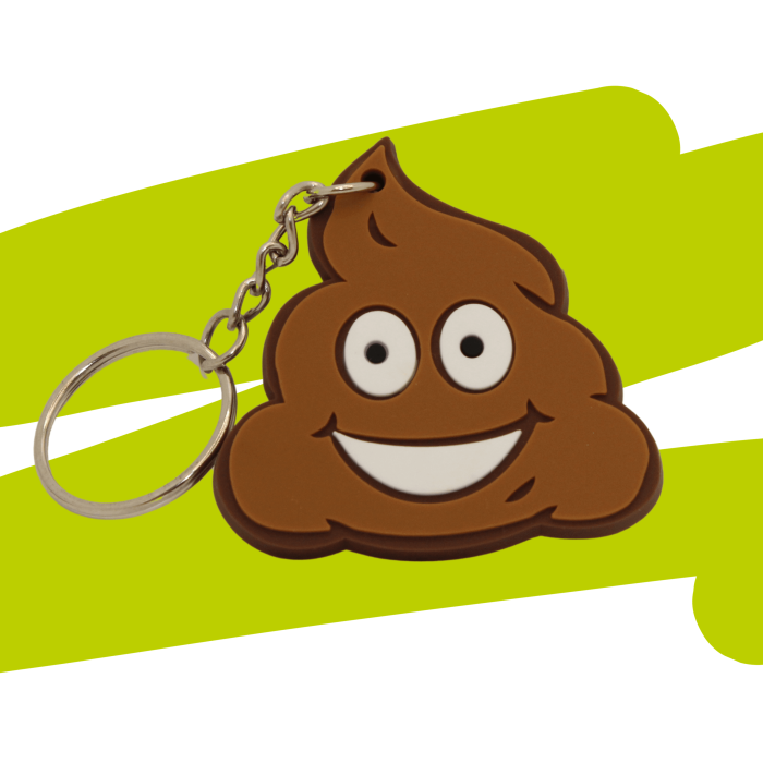 Poo Emoji Keyring